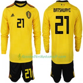 Fußballtrikots Belgien BATSHUAYI 21 Kinder WM 2018 Langarm Auswärts-trikot kaufen